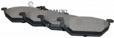 JP GROUP 1163601019 -  Комплект тормозных колодок, дисковый тормоз